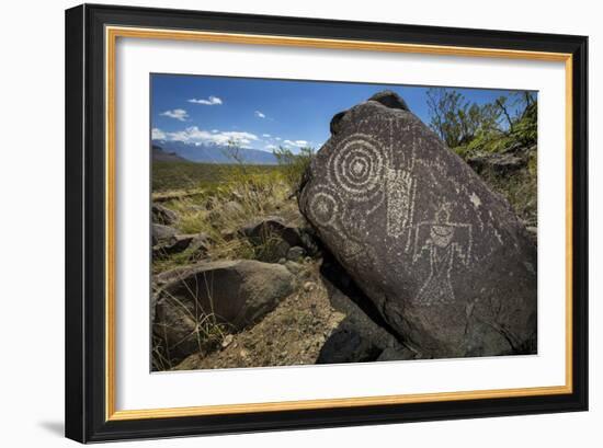 3 Rivers Petroglyph Site, NM, USA: The Few Places In The Desert SW Set Aside Solely For Rock Art-Ian Shive-Framed Photographic Print