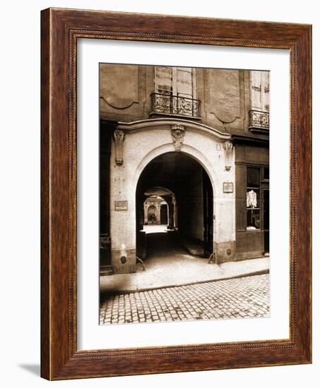 3 Rue des Lions, Ho?tel des Parlementaires-Eugène Atget-Framed Photographic Print