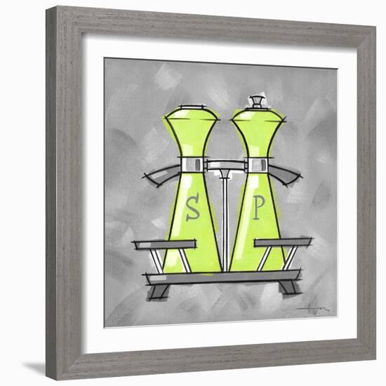 3-Salt and Pepper Lime-Larry Hunter-Framed Giclee Print