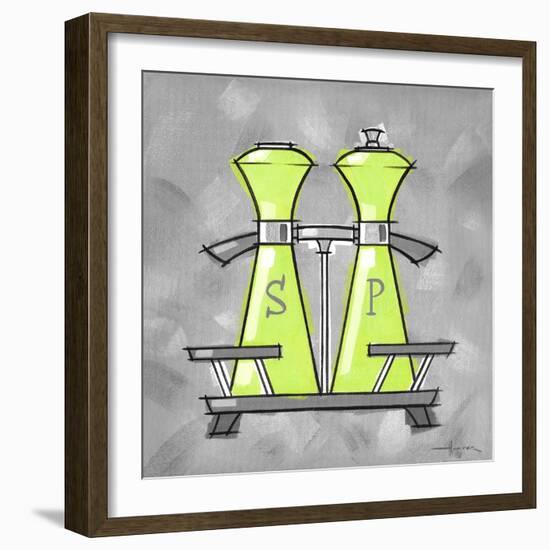 3-Salt and Pepper Lime-Larry Hunter-Framed Giclee Print