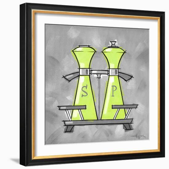 3-Salt and Pepper Lime-Larry Hunter-Framed Giclee Print