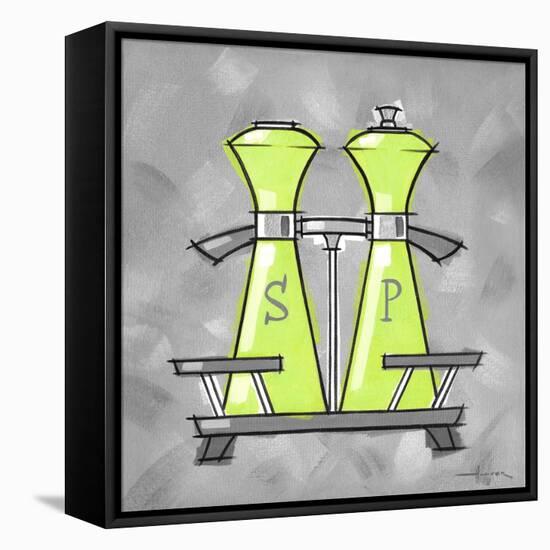 3-Salt and Pepper Lime-Larry Hunter-Framed Premier Image Canvas