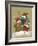 3 Snowmen Wearing Scarves and Jackets 1 Holding a Broom-Beverly Johnston-Framed Giclee Print