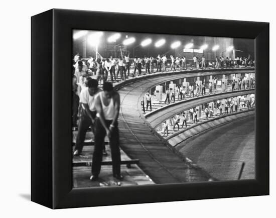 3-Tiered Driving Range in Japan-null-Framed Premier Image Canvas