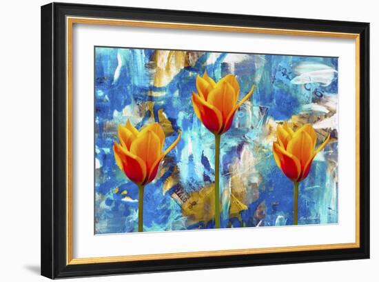 3 Tulips-Ata Alishahi-Framed Giclee Print