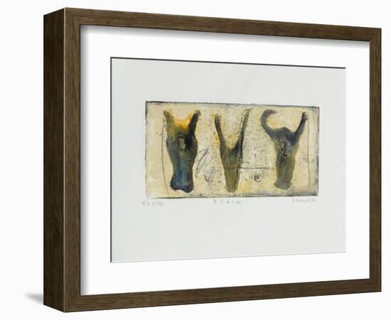 3 vacas-Alexis Gorodine-Framed Limited Edition