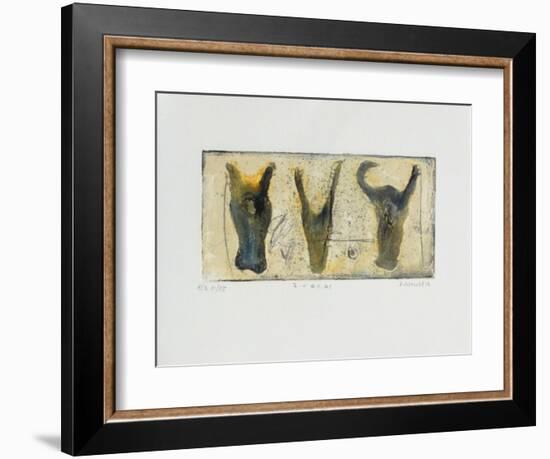 3 vacas-Alexis Gorodine-Framed Limited Edition