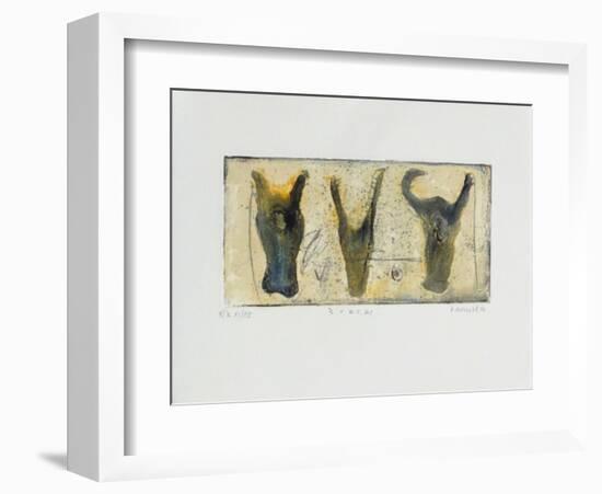 3 vacas-Alexis Gorodine-Framed Limited Edition