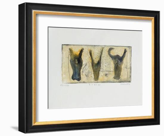 3 vacas-Alexis Gorodine-Framed Limited Edition