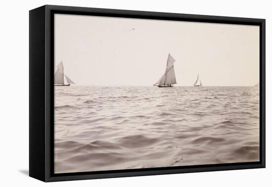 3  voiliers-null-Framed Premier Image Canvas