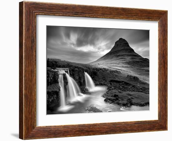 3 Waterfalls BW-Moises Levy-Framed Photographic Print