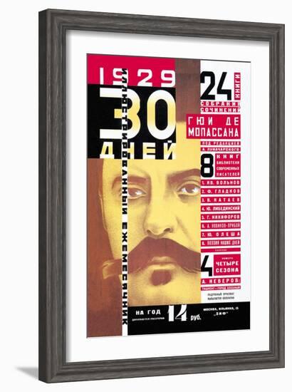 30 Days, 1929-Stenberg Brothers-Framed Art Print