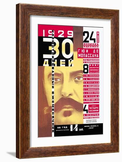 30 Days, 1929-Stenberg Brothers-Framed Art Print