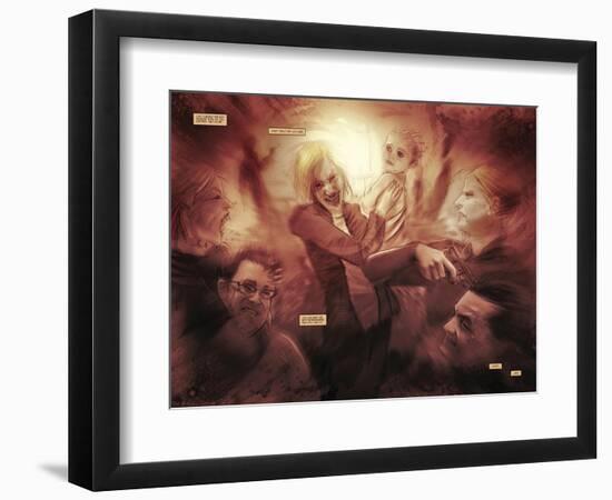 30 Days of Night: Eben & Stella - Page Spread-Justin Randall-Framed Premium Giclee Print