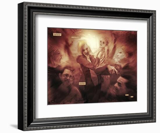 30 Days of Night: Eben & Stella - Page Spread-Justin Randall-Framed Premium Giclee Print