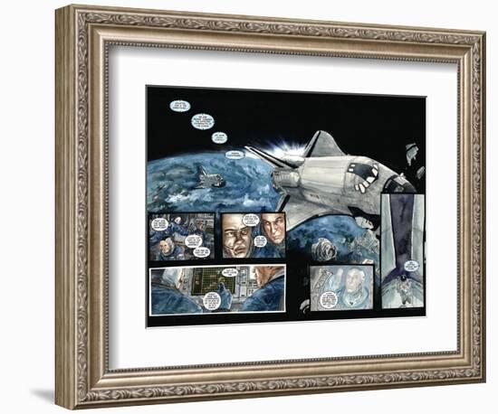 30 Days of Night: Three Tales - Page Spread with Panels-Milx-Framed Premium Giclee Print