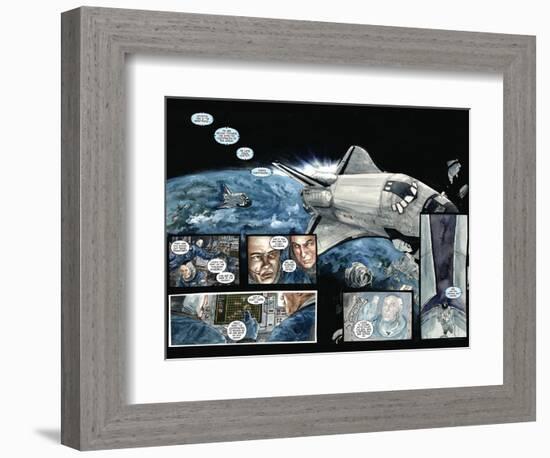 30 Days of Night: Three Tales - Page Spread with Panels-Milx-Framed Premium Giclee Print