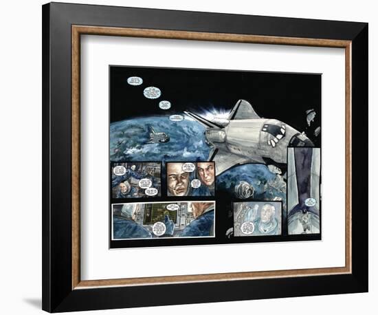 30 Days of Night: Three Tales - Page Spread with Panels-Milx-Framed Premium Giclee Print