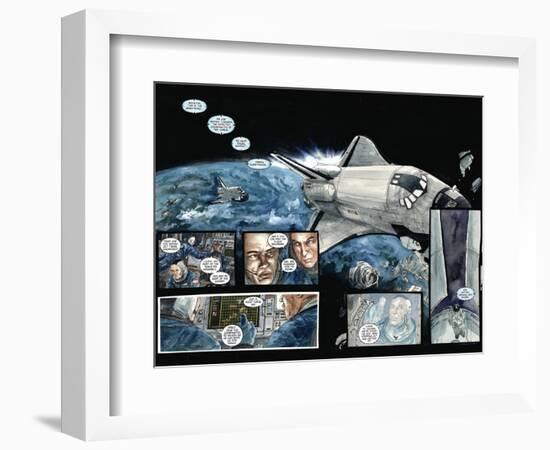 30 Days of Night: Three Tales - Page Spread with Panels-Milx-Framed Premium Giclee Print