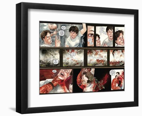 30 Days of Night: Three Tales - Page Spread with Panels-Milx-Framed Premium Giclee Print