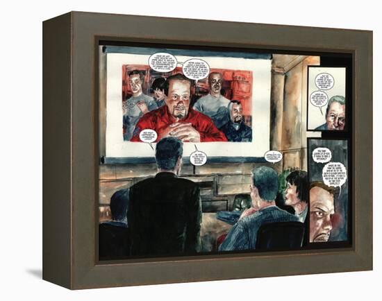 30 Days of Night: Three Tales - Page Spread-Milx-Framed Stretched Canvas