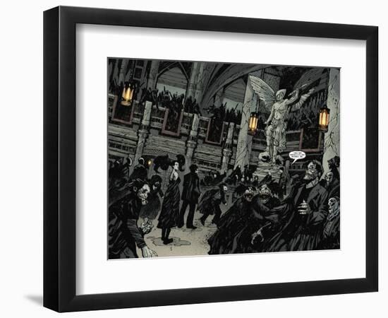 30 Days of Night: Volume 2 - Page Spread-Christopher Mitten-Framed Premium Giclee Print