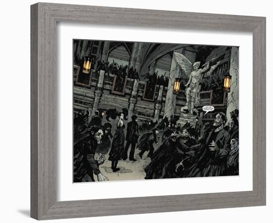 30 Days of Night: Volume 2 - Page Spread-Christopher Mitten-Framed Art Print