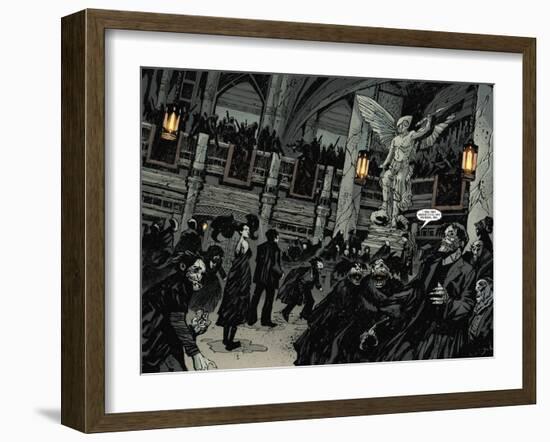 30 Days of Night: Volume 2 - Page Spread-Christopher Mitten-Framed Art Print