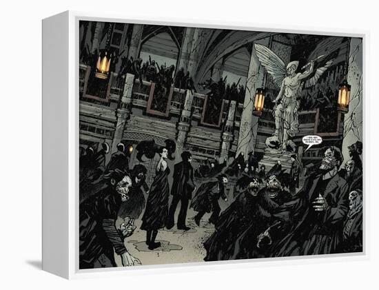 30 Days of Night: Volume 2 - Page Spread-Christopher Mitten-Framed Stretched Canvas