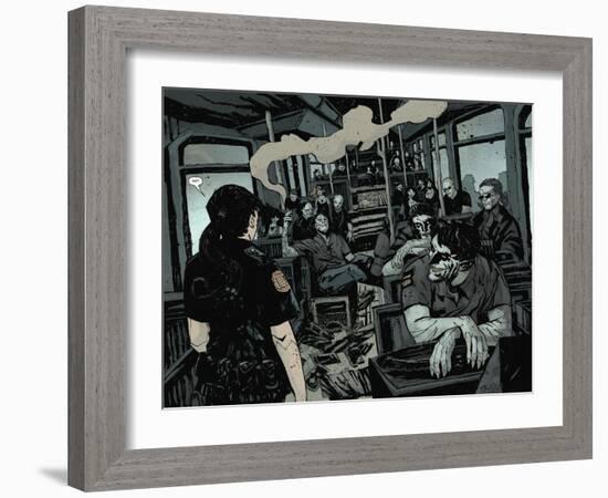 30 Days of Night: Volume 3 Run, Alice, Run - Page Spread-Christopher Mitten-Framed Art Print