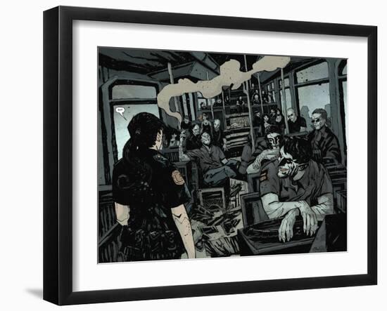 30 Days of Night: Volume 3 Run, Alice, Run - Page Spread-Christopher Mitten-Framed Art Print