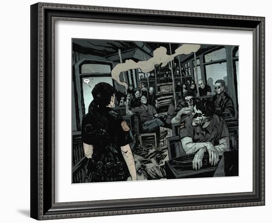 30 Days of Night: Volume 3 Run, Alice, Run - Page Spread-Christopher Mitten-Framed Art Print