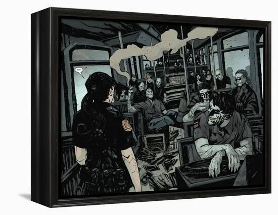 30 Days of Night: Volume 3 Run, Alice, Run - Page Spread-Christopher Mitten-Framed Stretched Canvas