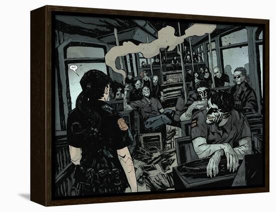 30 Days of Night: Volume 3 Run, Alice, Run - Page Spread-Christopher Mitten-Framed Stretched Canvas