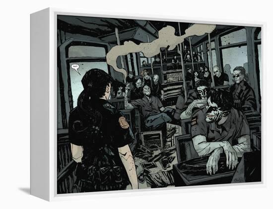 30 Days of Night: Volume 3 Run, Alice, Run - Page Spread-Christopher Mitten-Framed Stretched Canvas