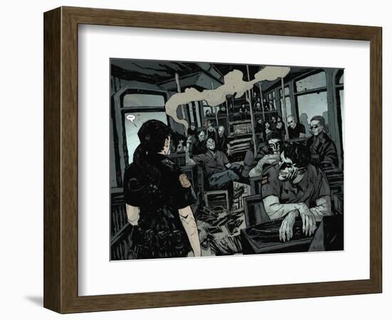 30 Days of Night: Volume 3 Run, Alice, Run - Page Spread-Christopher Mitten-Framed Premium Giclee Print