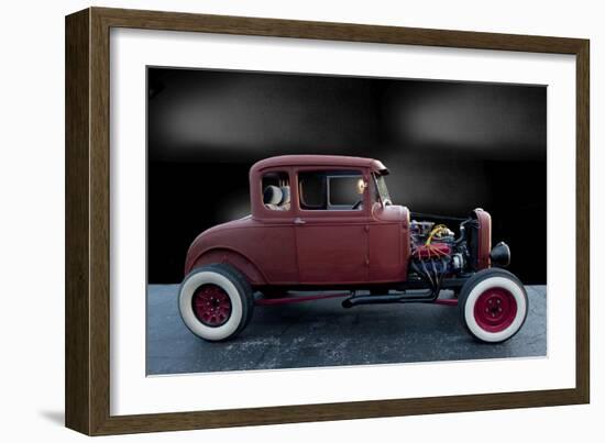 30' Model A Ford Coupe-Lori Hutchison-Framed Photographic Print