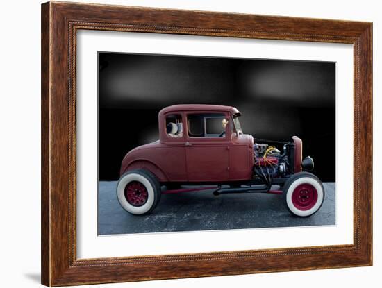 30' Model A Ford Coupe-Lori Hutchison-Framed Photographic Print