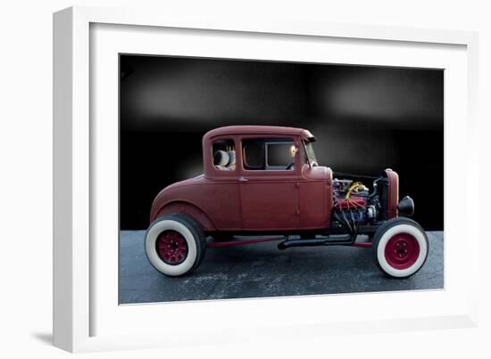 30' Model A Ford Coupe-Lori Hutchison-Framed Photographic Print