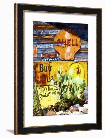 301 Miles Desert Ahead-Philippe Hugonnard-Framed Giclee Print