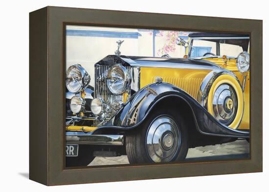 '34 Rolls Royce-Graham Reynolds-Framed Stretched Canvas