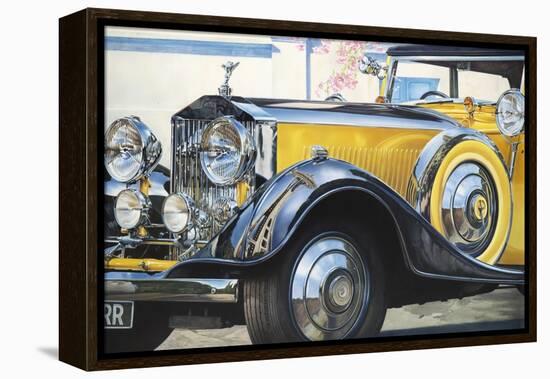 '34 Rolls Royce-Graham Reynolds-Framed Stretched Canvas