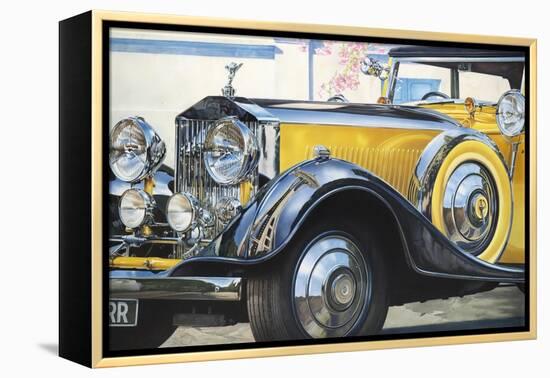 '34 Rolls Royce-Graham Reynolds-Framed Stretched Canvas