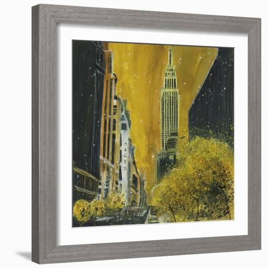 34th Street, Empire State Building, New York-Susan Brown-Framed Giclee Print