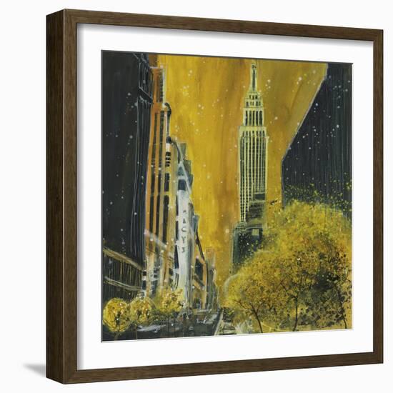 34th Street, Empire State Building, New York-Susan Brown-Framed Giclee Print