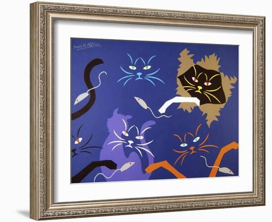 35CO-Pierre Henri Matisse-Framed Giclee Print