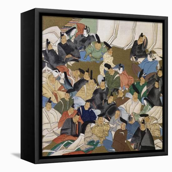 36 Poets, Painting on Paper by Ogata Korin (1658-1716), Japan, Edo Period, 17th-18th Century-Ogata Korin-Framed Premier Image Canvas