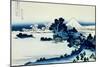 36 Views of Mount Fuji, no. 13: Shichiri Beach in Sagami Province-Katsushika Hokusai-Mounted Giclee Print