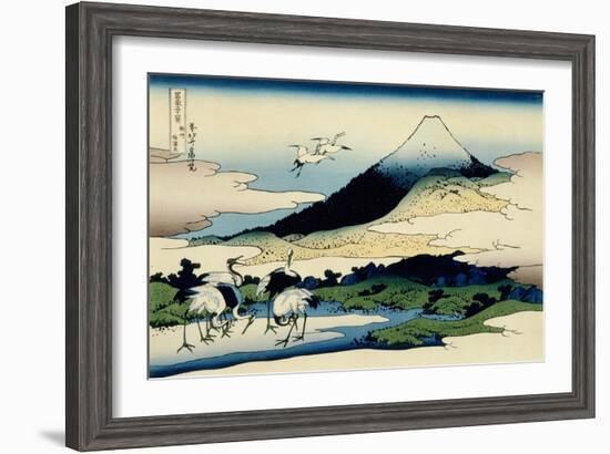 36 Views of Mount Fuji, no. 14: Umegawa in Sagami Province-Katsushika Hokusai-Framed Giclee Print