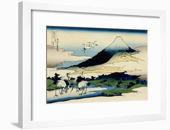36 Views of Mount Fuji, no. 14: Umegawa in Sagami Province-Katsushika Hokusai-Framed Giclee Print